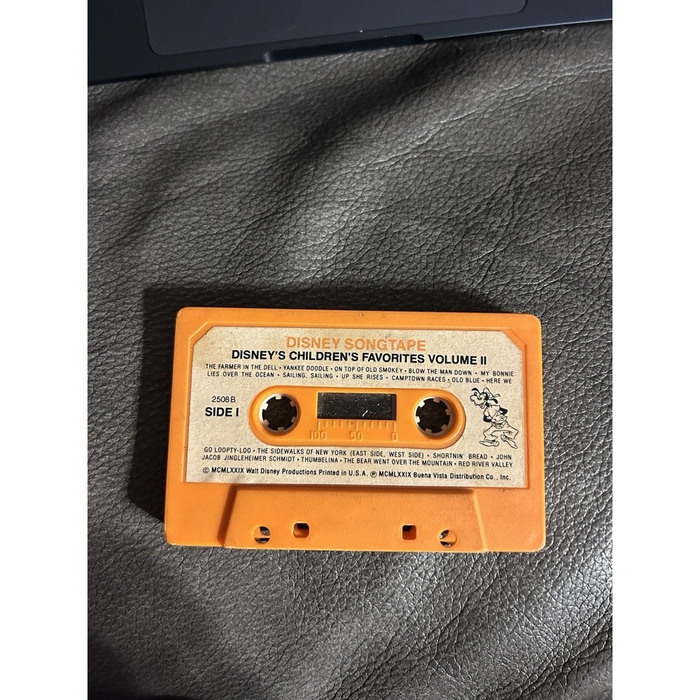 Disney Songtape Disney's Children‎ Favorites Volume 2 Cassette Tape Classics